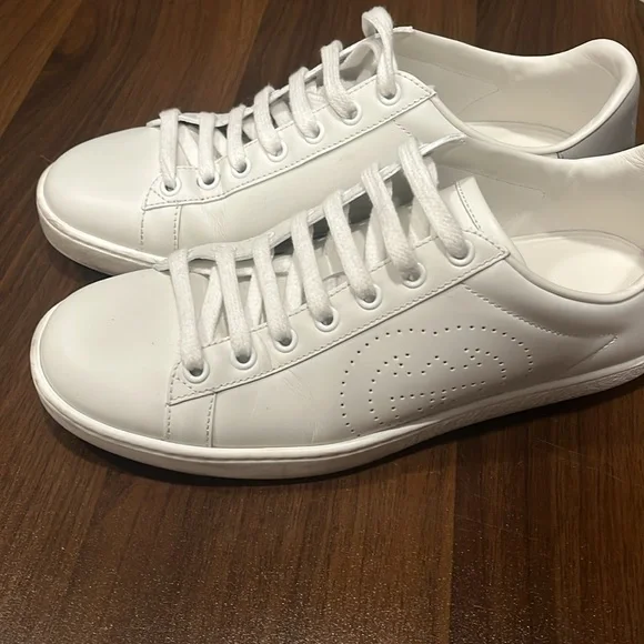 Gucci Ace Sneakers - White/Silver - Picture 3 of 8